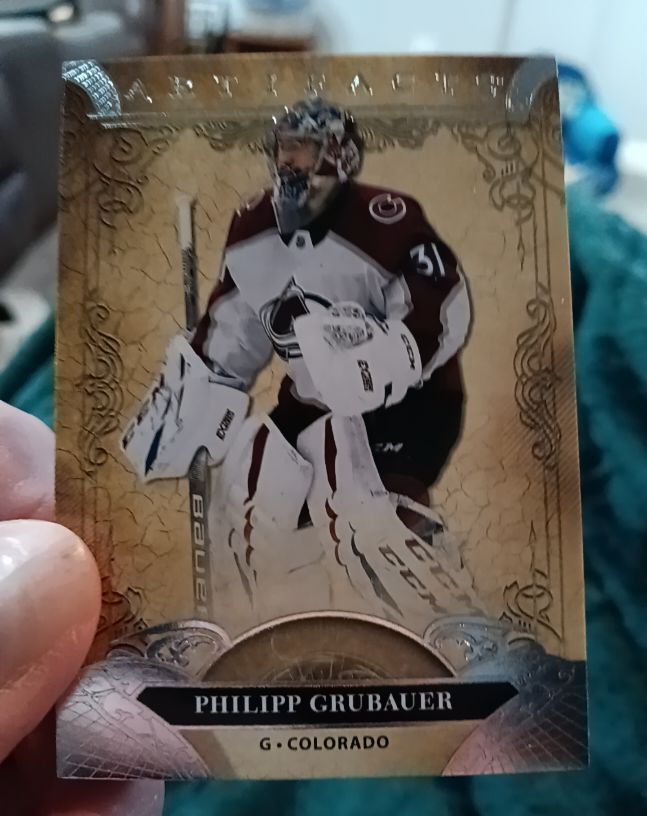 2020-21 Upper Deck Artifacts #99 Philipp Grubauer — front