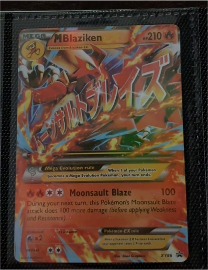 2015 Pokémon XY #XY86 M Blaziken EX — front