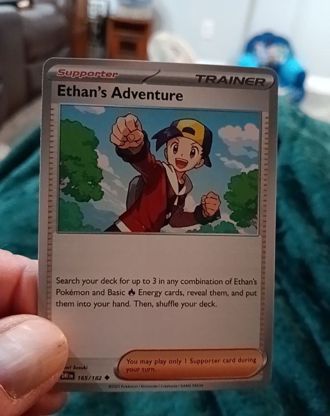 2023 Pokémon SV10: Destined Rivals #165 Ethan's Adventure — front