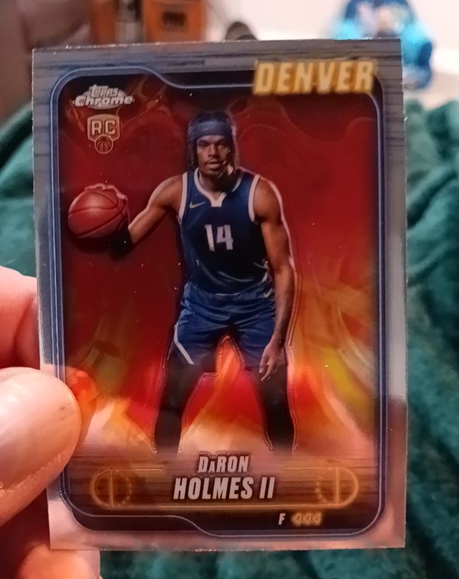 2024-25 Topps Chrome #195 DaRon Holmes II — front