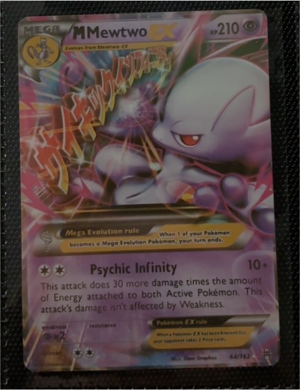 2015 Pokemon XY Breakthrough #64 M Mewtwo EX — front