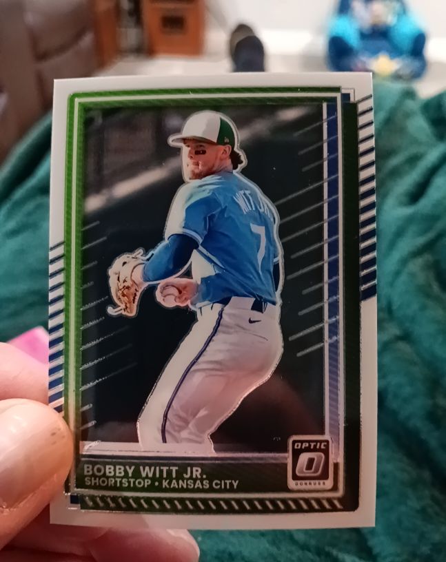 2025 Panini Donruss Optic #27 Bobby Witt Jr. — front