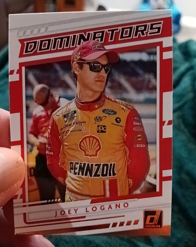 2021 Donruss Racing #D6 Joey Logano Dominators — front