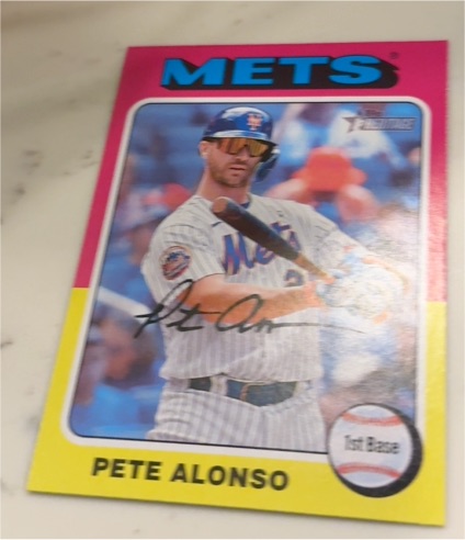 2024 Topps Heritage #410 Pete Alonso — front
