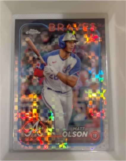 2024 Topps Chrome #23 Matt Olson — front