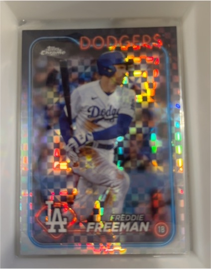 2024 Topps Chrome #4 Freddie Freeman — front