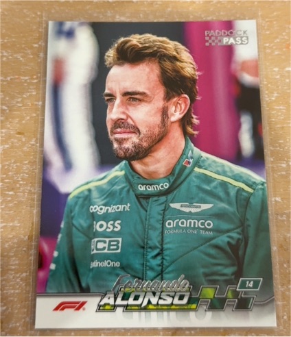 2024 Topps Paddock Pass Formula 1 #11 Fernando Alonso — front