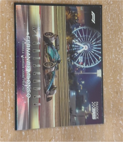 2024 Topps Paddock Pass Formula 1 Nightscapes #NS-11 Fernando Alonso — front