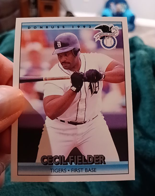 1992 Donruss #27 Cecil Fielder — front