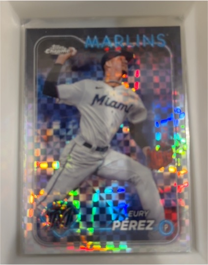 2024 Topps Chrome #6 Eury Perez — front