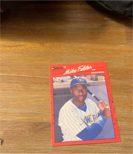 1990 Donruss #609 Mike Felder Milwaukee Brewers — front