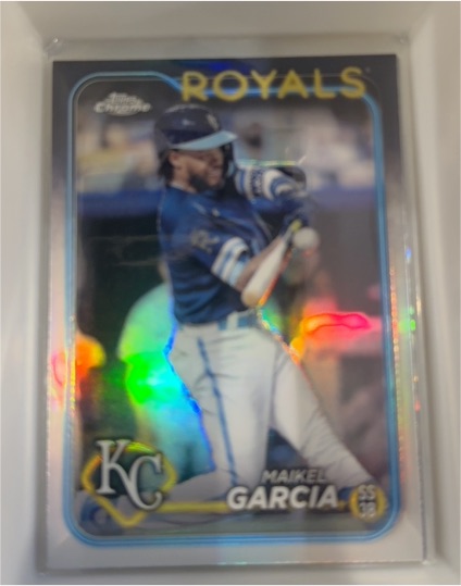 2024 Topps Chrome #246 Maikel Garcia — front