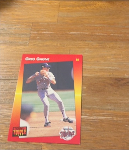 1992 Donruss Triple Play #230 Greg Gagne — front