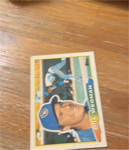 1988 Topps #244 Bill Wegman — front
