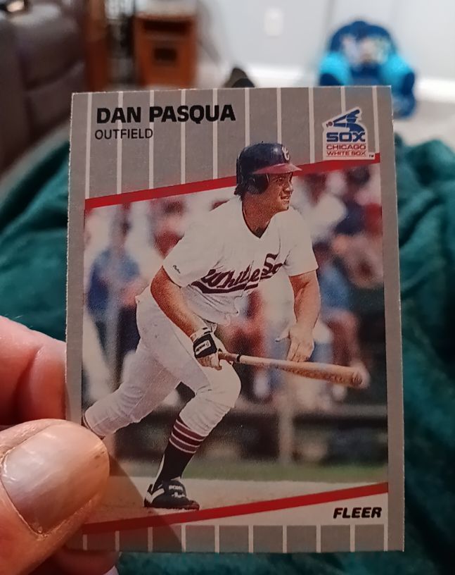 1989 Fleer #507 Dan Pasqua — front