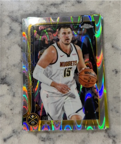 2025-26 Topps Chrome #25 Nikola Jokic — front