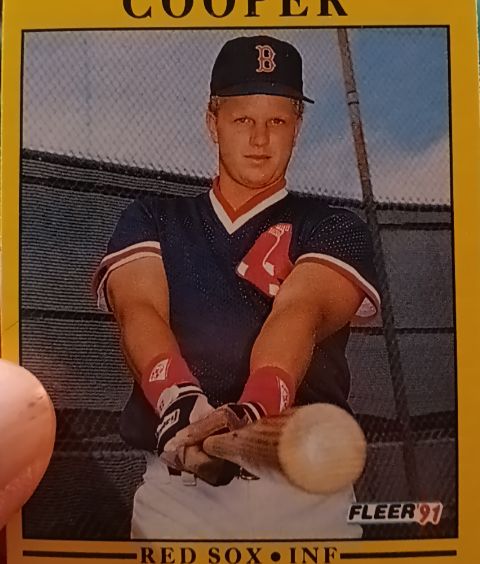 1991 Fleer #91 Scott Cooper — front