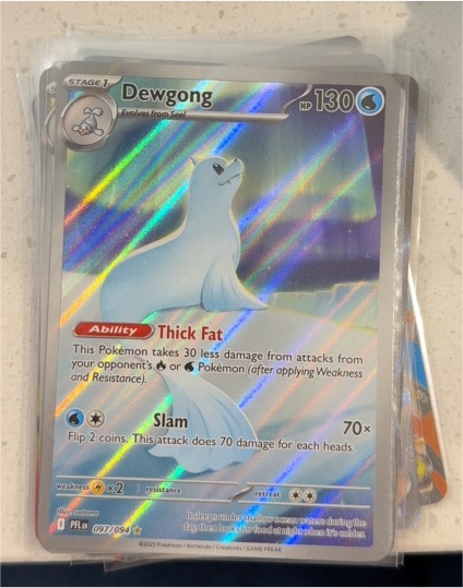 2025 Pokémon #097 Dewgong — front