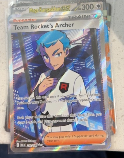 2025 Pokémon TCG SV10: Destined Rivals #223 Team Rocket's Archer — front