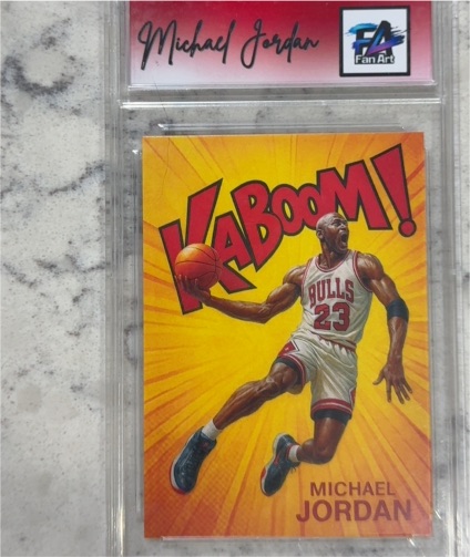 2024 Fan Art Kaboom! Michael Jordan — front