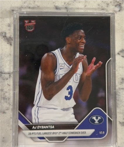 2025-26 Bowman U NOW #28 AJ Dybantsa — front