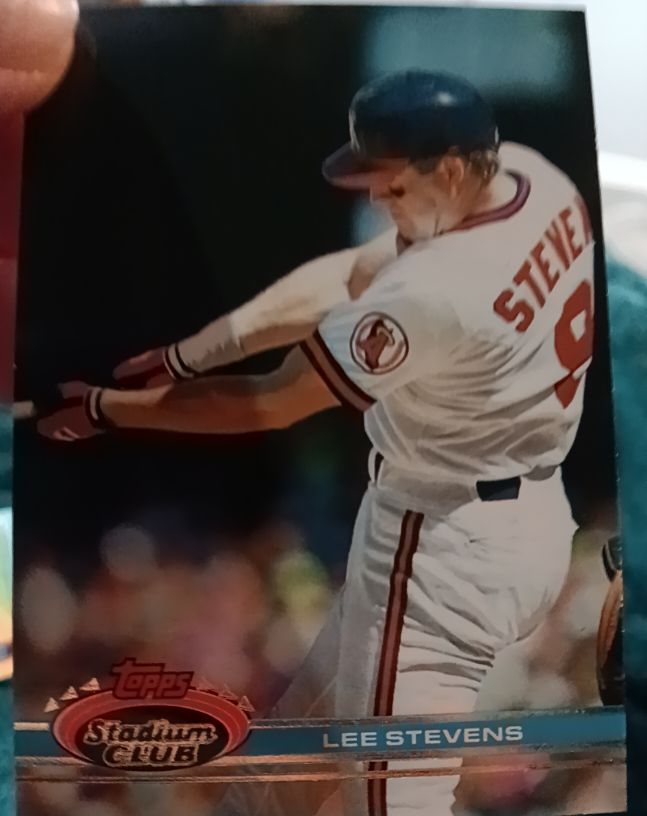 1991 Topps Stadium Club #293 Lee Stevens — front