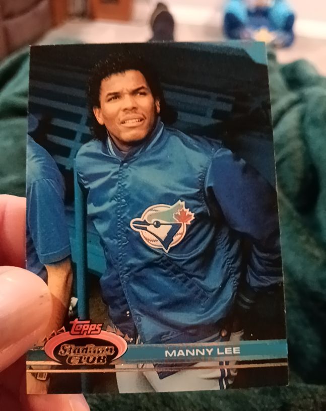 1991 Topps Stadium Club #168 Manuel Lee — front