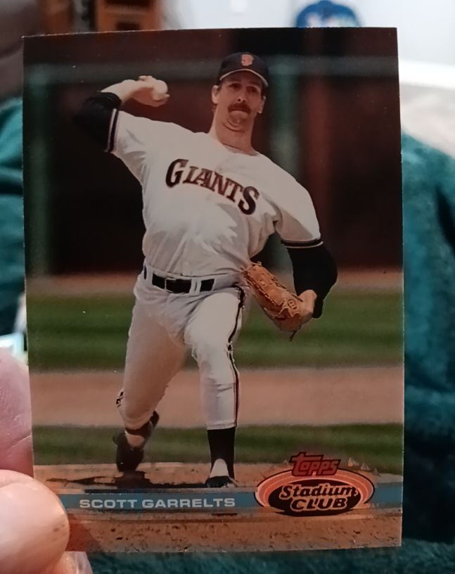 1991 Topps Stadium Club #182 Scott Garrelts — front