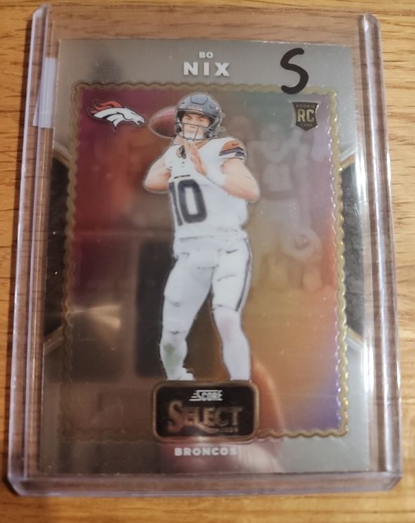 2024 Panini Select Score Select Throwback #23 Bo Nix — front