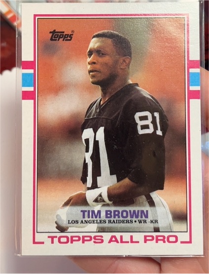 1989 Topps #265 Tim Brown — front