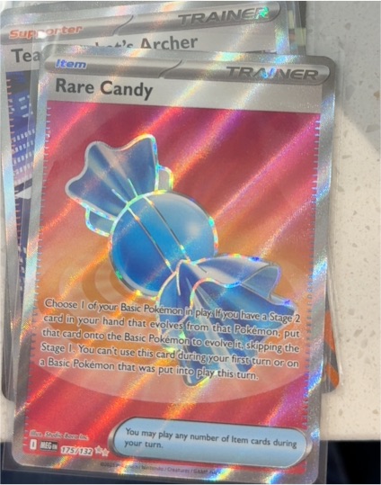 2025 Pokémon Mega Evolution #175 Rare Candy — front