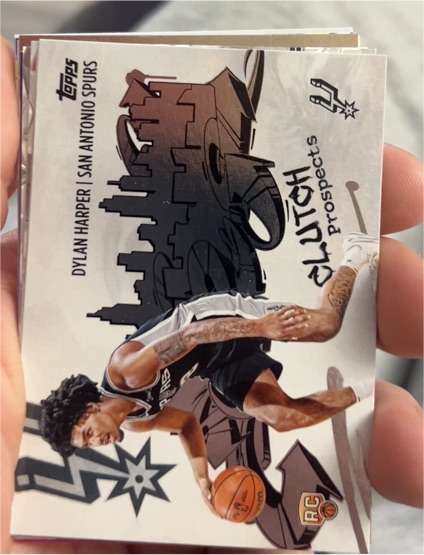 2025-26 Topps #CC-2 Dylan Harper Clutch City Prospects — front