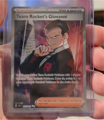 2025 Pokémon TCG SV10: Destined Rivals #225/182 Team Rocket's Giovanni — front