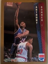 1992-93 Fleer #194 Anthony Bonner — front