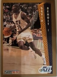1992-93 Fleer #218 David Benoit — front