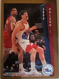 1992-93 Fleer #175 Jeff Ruland — front