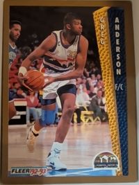 1992-93 Fleer #54 Greg Anderson — front