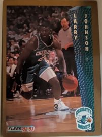 1992-93 Fleer #25 Larry Johnson — front