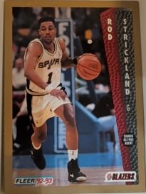 1992-93 Fleer #192 Rod Strickland — front