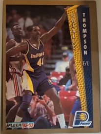 1992-93 Fleer #95 LaSalle Thompson — front