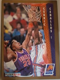 1992-93 Fleer #179 Cedric Ceballos — front