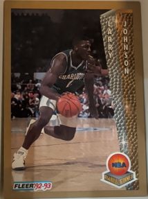 1992-93 Fleer #247 Larry Johnson — front
