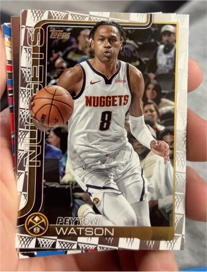 2025-26 Topps #106 Peyton Watson — front