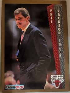 1992-93 Fleer #31 Phil Jackson — front