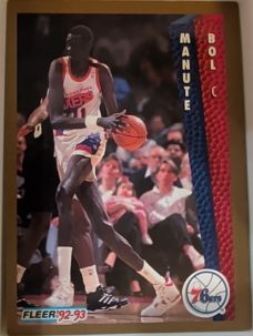 1992-93 Fleer #167 Manute Bol — front