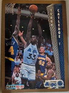 1992-93 Fleer #160 Terry Catledge — front