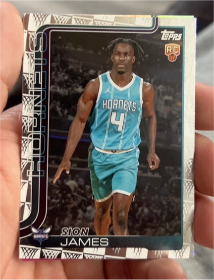 2025-26 Topps #233 Sion James — front