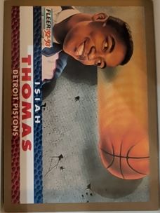 1992 Fleer #255 Isiah Thomas — front