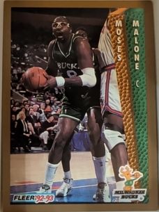 1992-93 Fleer #127 Moses Malone — front