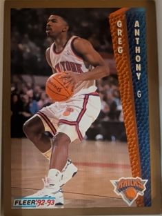 1992-93 Fleer #148 Greg Anthony — front